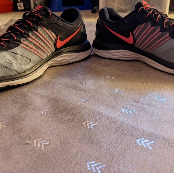 Nike Dual Fusion X Black Running Shoes Sneakers - Picture 3 of 4